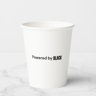 Gobelets En Papier Alimenté par Black Paper Cup
