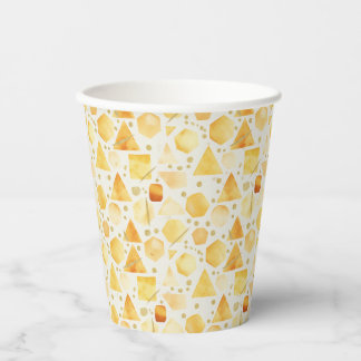 Gobelets En Papier Amber Prism Mosaic