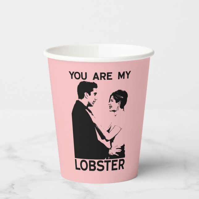 Gobelets En Papier AMIS™ | Ross & Rachel - Vous êtes mon homard (Gauche)