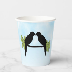 Gobelets En Papier Amour du perroquet