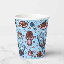 Amoureux du chocolat mignon
