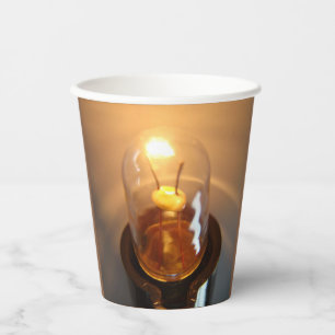 Gobelets En Papier Ampoule lumineuse basse tension