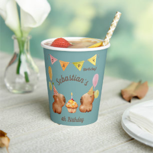 Gobelets En Papier Amusement de la fête de Capybara