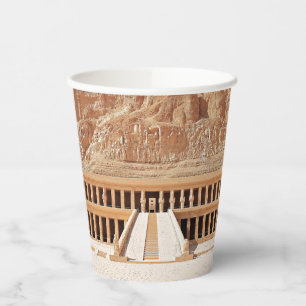 Gobelets En Papier Ancienne Egypte Hatshepsut Deir Bahri Temple Luxor