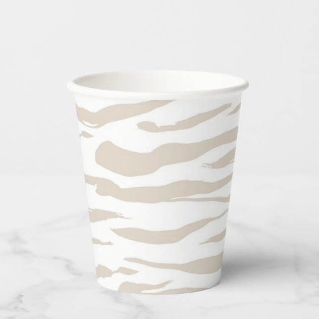 Gobelets En Papier Animal print pattern (Recto)