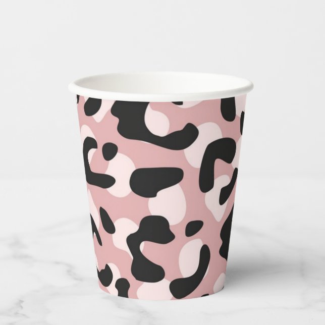Gobelets En Papier Animal print pattern (Recto)