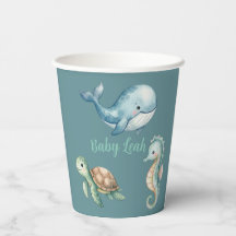 Animaux sous-marins Baby Shower Aquamarine