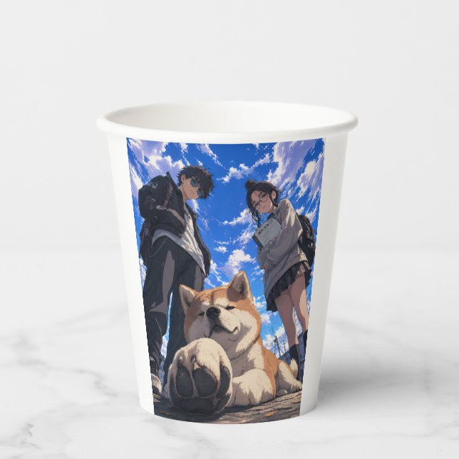 Gobelets En Papier Animé (Recto)