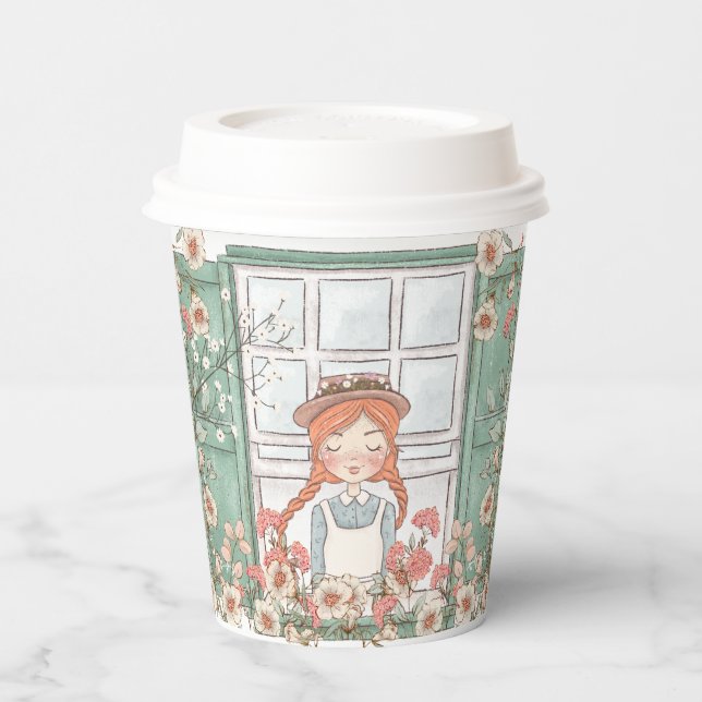 Gobelets En Papier Anne des pignons verts | FLEUR SAUVAGE (Gauche)