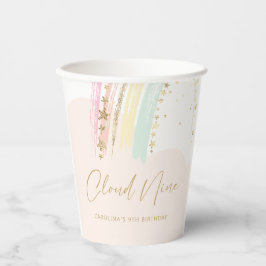 Gobelets En Papier Anniversaire de Cloud Nine Rainbow