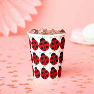 Gobelets En Papier Anniversaire de Ladybug