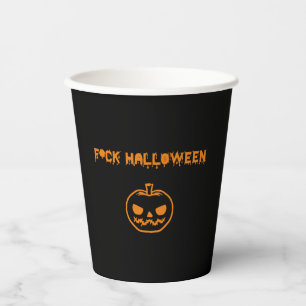 Gobelets En Papier Anti Halloween citrouille jack-o' lantern
