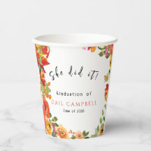 Aquarelle rose et pêche florale