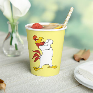 Gobelets En Papier Armoiries de Foghorn Leghorn franchies