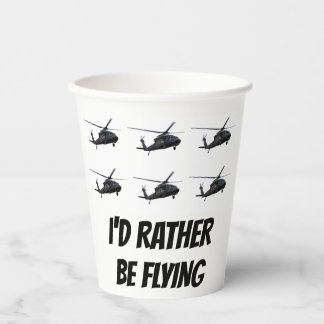 GOBELETS EN PAPIER ARMY NOIR HAWK
