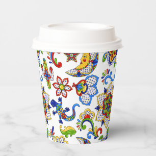 Gobelets En Papier Art Mexicain 