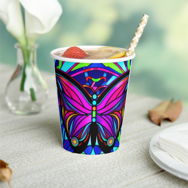 Gobelets En Papier Art papillon (Insitu)