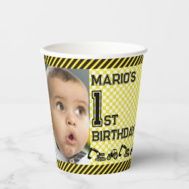 Gobelets En Papier Attention ! Amusante fête d'anniversaire