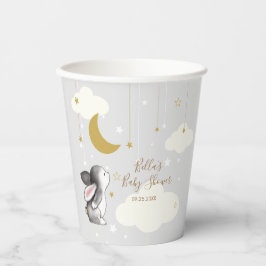 Gobelets En Papier Baby shower Cloud étoile neutre pour le genre de l