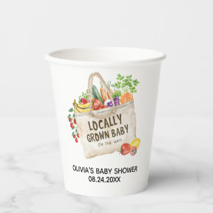 Gobelets En Papier Baby shower cultivé localement