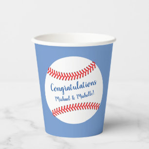 Gobelets En Papier Baby shower de baseball Little Slugger