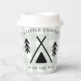 Gobelets En Papier Baby shower de camping