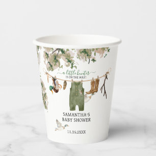 Gobelets En Papier Baby shower de chasse au canard