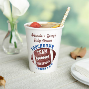Gobelets En Papier Baby shower de football