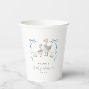 Gobelets En Papier Baby shower d'oie