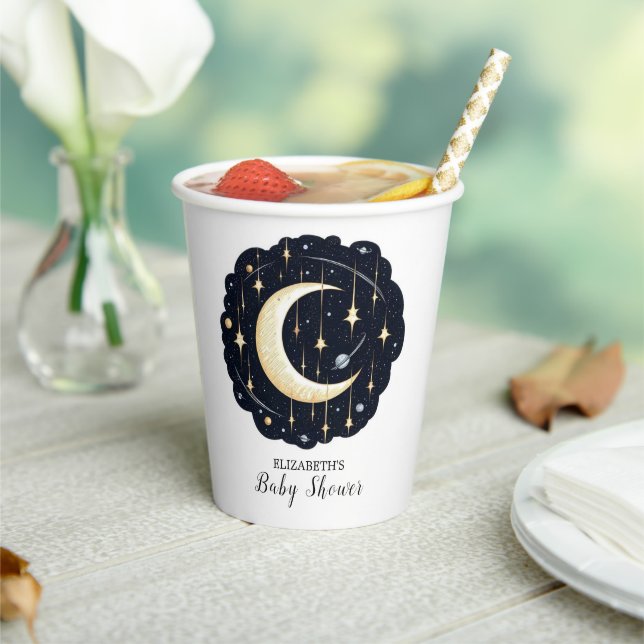 Gobelets En Papier Baby shower Dreamy Pretty Stars (Insitu)