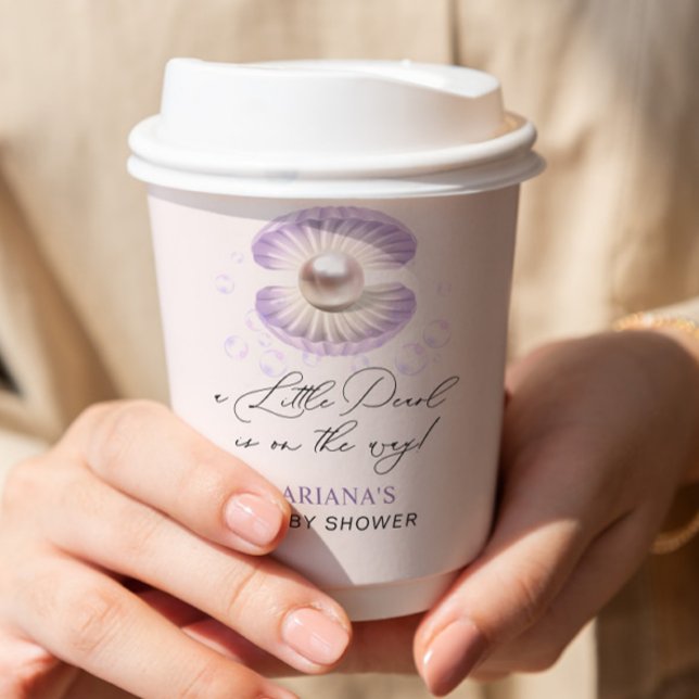 Gobelets En Papier Baby shower Little Pearl (Créateur téléchargé)