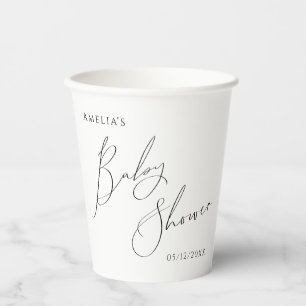 Gobelets En Papier Baby shower neutre Whimsical