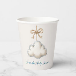 Gobelets En Papier Baby Shower Nuage de rêve