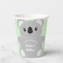 Baby shower Ours Koala Vert
