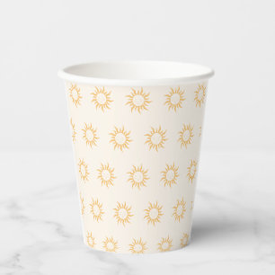 Gobelets En Papier Baby shower Sun