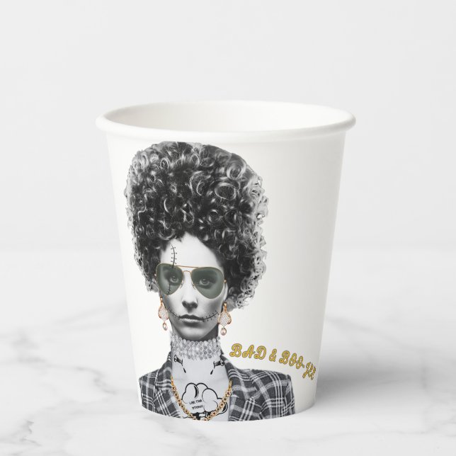 Gobelets En Papier Bad & Boo-Jee Bride Paper Cups (Recto)