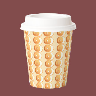 Gobelets En Papier Bagages et crème