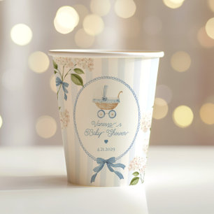 Gobelets En Papier Baignoire Bébé Vintage Nursery Shower Bébé