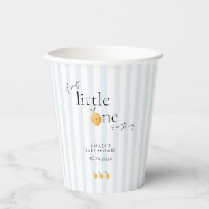 Gobelets En Papier Bain de bébé élégant et mignon Citron Citrus