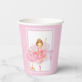 Gobelets En Papier Ballerina floraI pois tasses en papier