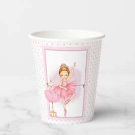 Gobelets En Papier Ballerina floraI pois tasses en papier