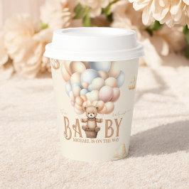 Gobelets En Papier Balloons Ours Teddy Bearly Wait Genre Neutre