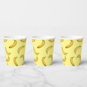 Gobelets En Papier Bananes Mason Jar