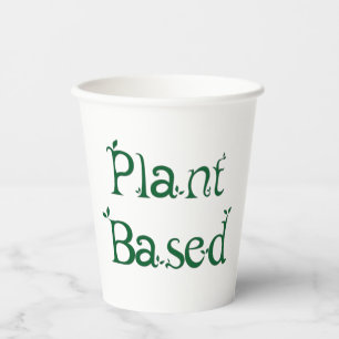 Gobelets En Papier Basé sur le plante
