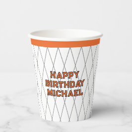 Gobelets En Papier Basketball Birthday Party
