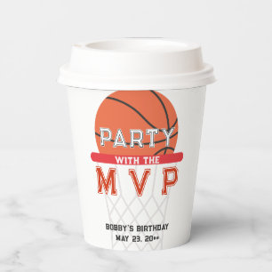 Gobelets En Papier Basketball Sports Jumpman Thème N'Importe Quel Âge