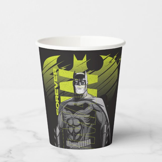 Gobelets En Papier Batman Power Up Caractère Art (Gauche)