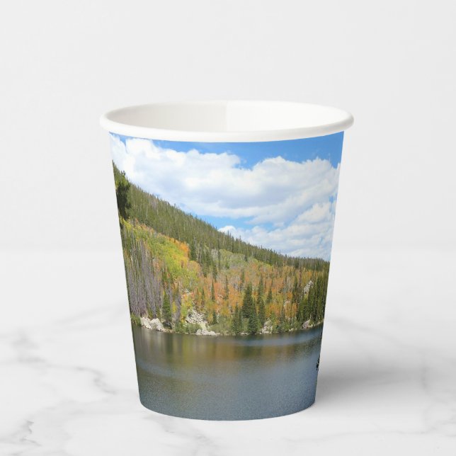 Gobelets En Papier Bear Lake au parc national Rocky Mountain (Gauche)