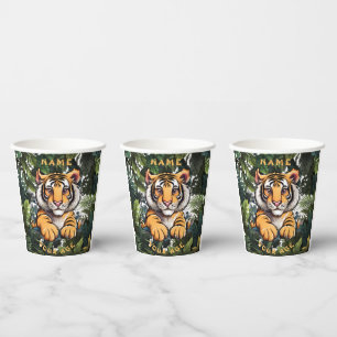 Gobelets En Papier Bébé mignon Lion enfants