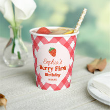Berry rouge fraise première fête d'anniversaire